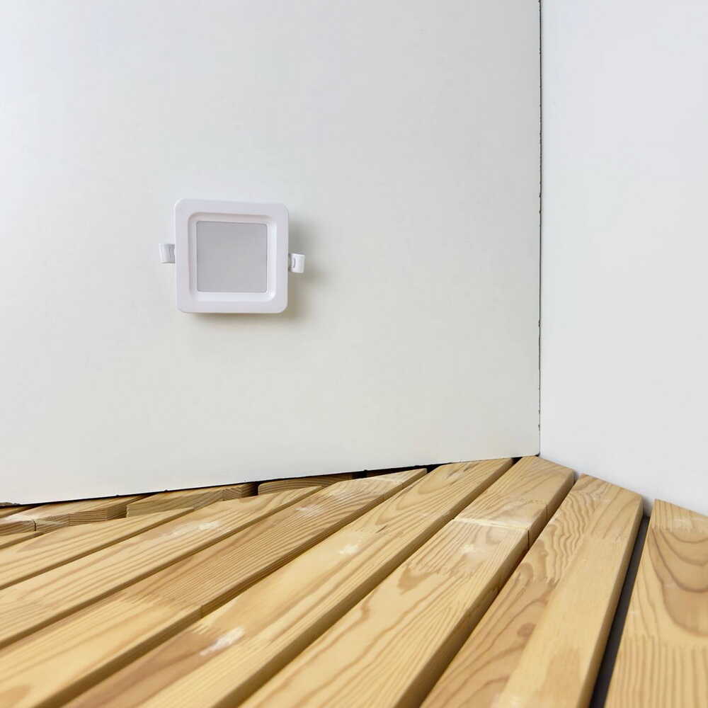 Светильник LED даунлайт Violux ALUMIN 9W 4200K квадрат IP20 ( 121260 )